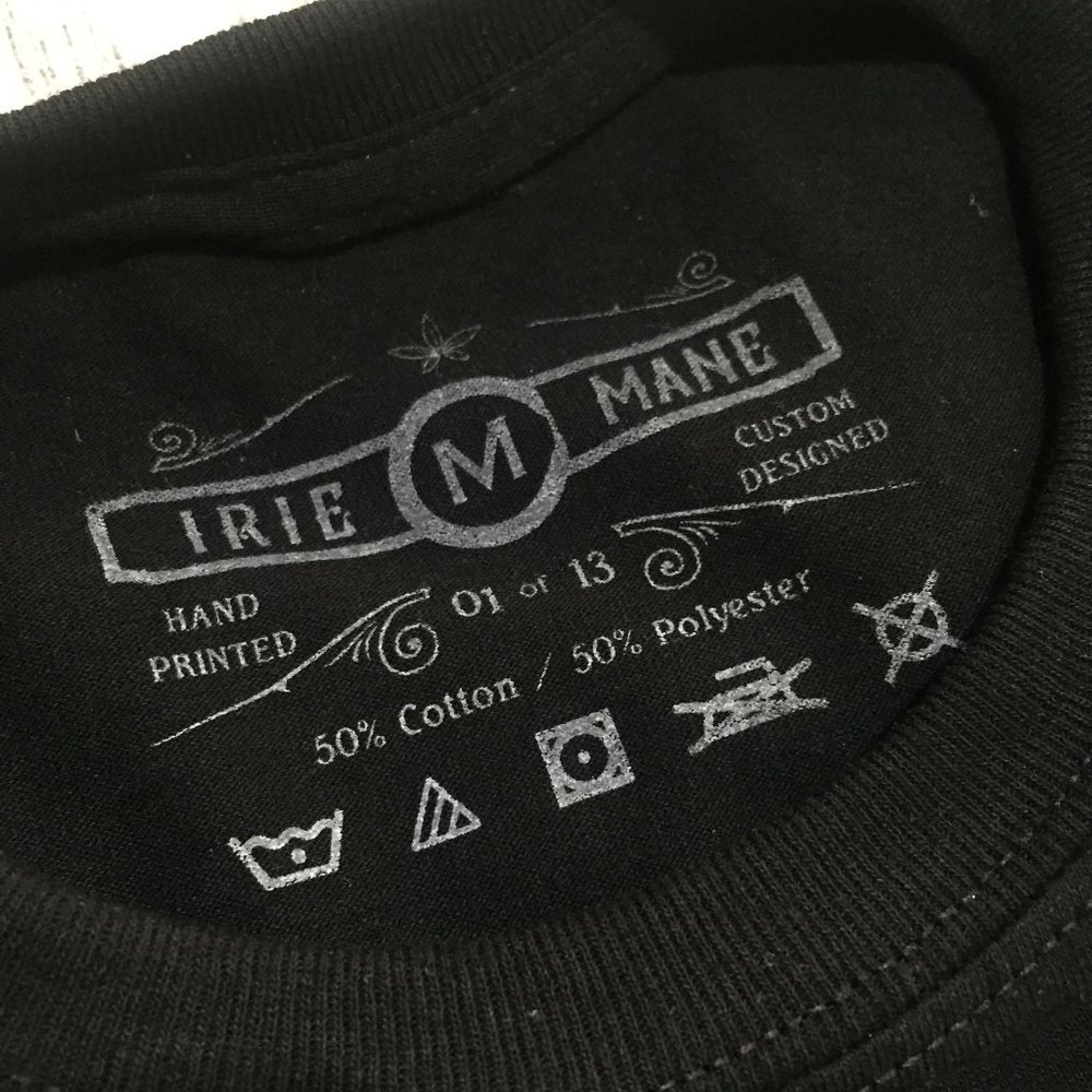 Black - Hand Printed "KEEP YOUR DISTANCE" T-shirts - Picture 4 of 5